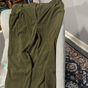 Halara Olive Green Corduroy Pants
